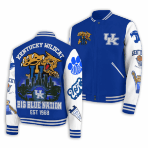 Kentucky Wildcats NCAA Style Baseball Jacket For Fans