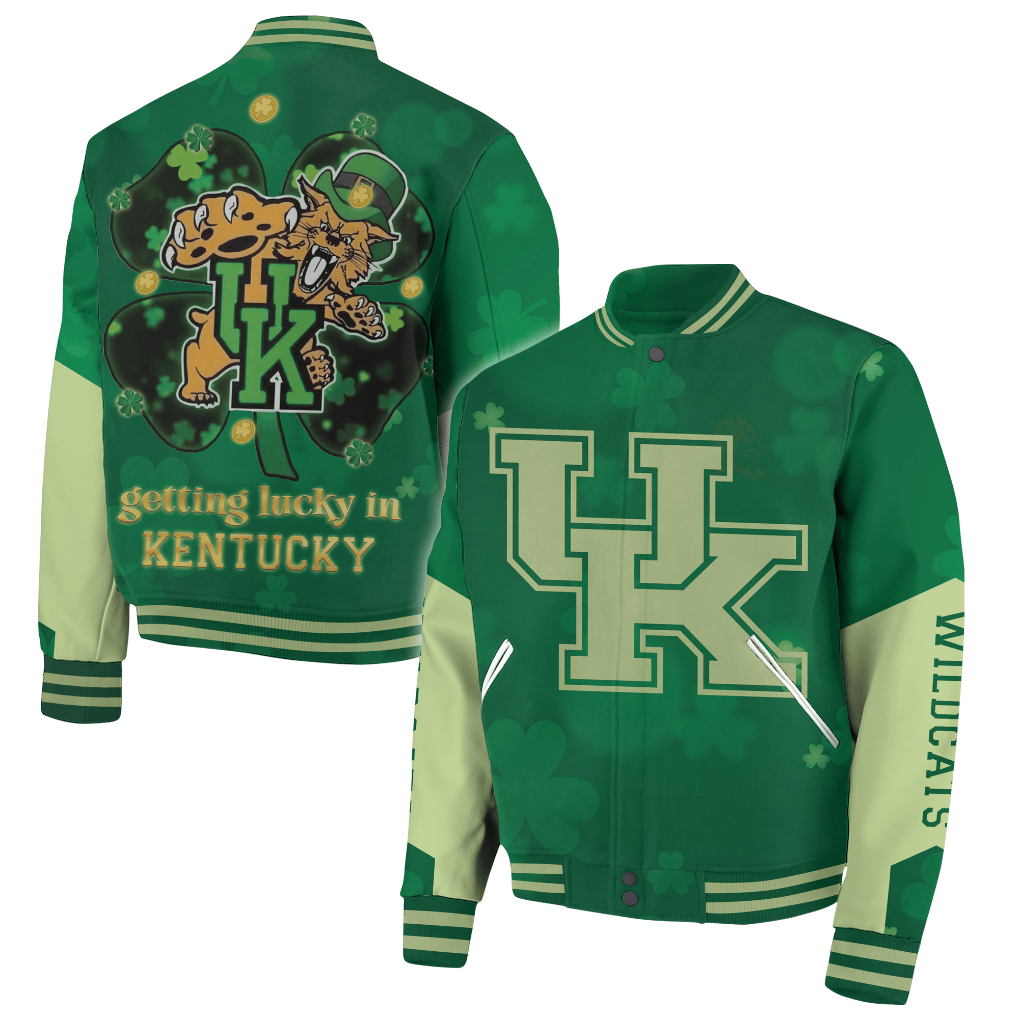 Kentucky Wildcats NCAA Style Baseball Jacket For Fans