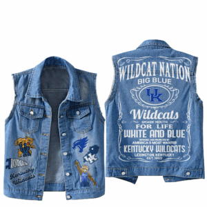 Kentucky Wildcats NCAA Style Sleeveless Jacket For Fans
