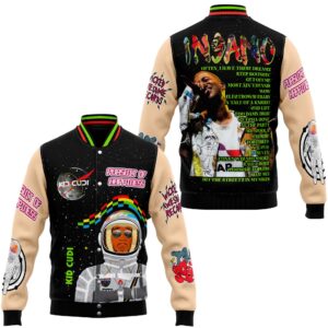 Kid Cudi Music Style Baseball Jacket For Fans