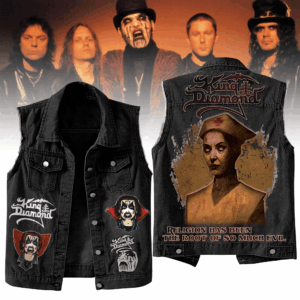 King Diamond Music Style Sleeveless Jacket For Fans