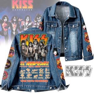 Kiss Music Denim Jacket Gift For Fans