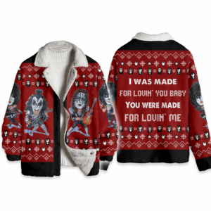 KISS Music Style Fleece Jacket For Fans