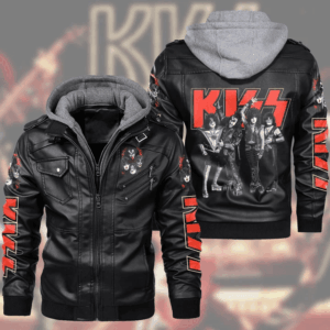 KISS Music Style Leather Jacket For Fans