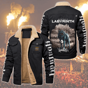 Kontra K Music Style Fleece Thermal Cotton Jacket For Fans