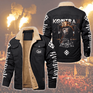 Kontra K Music Style Fleece Thermal Cotton Jacket For Fans