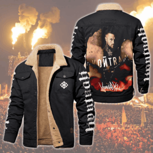 Kontra K Music Style Fleece Thermal Cotton Jacket For Fans