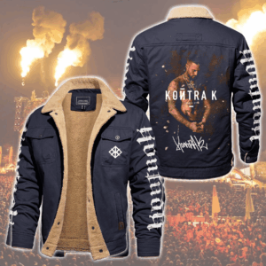 Kontra K Music Style Fleece Thermal Cotton Jacket For Fans