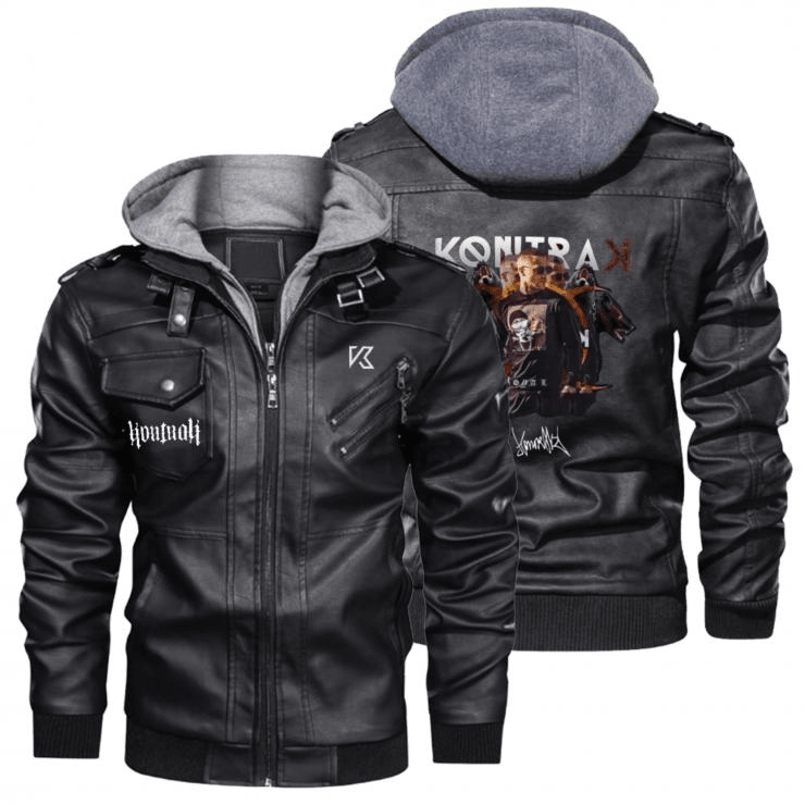 Kontra K Music Style Leather Jacket For Fans
