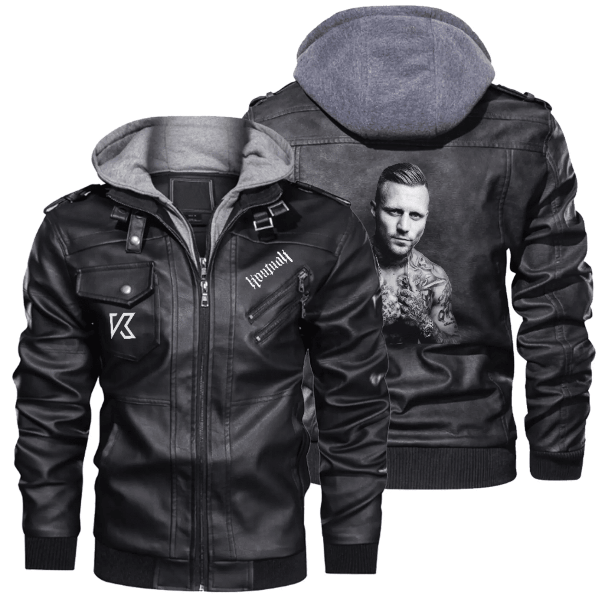 Kontra K Music Style Leather Jacket For Fans