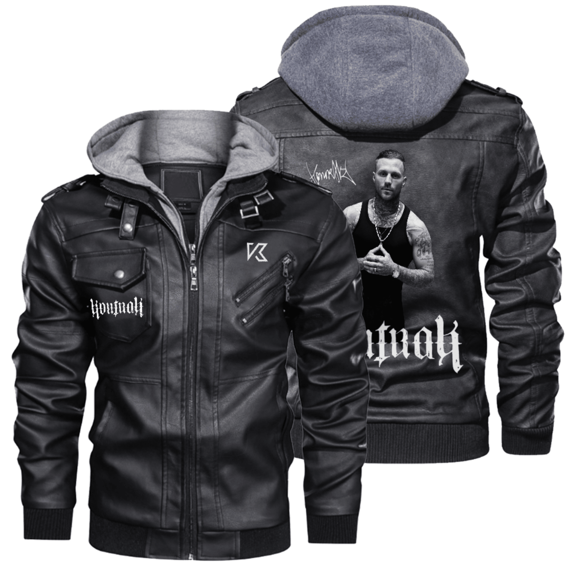 Kontra K Music Style Leather Jacket For Fans
