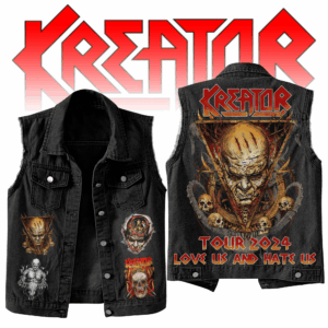 Kreator Music Style Sleeveless Jacket For Fans