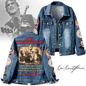 Kris Kristofferson Music Denim Jacket Gift For Fans