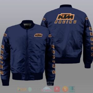 KTM Racing Car Style Bomber Jacket For Fans