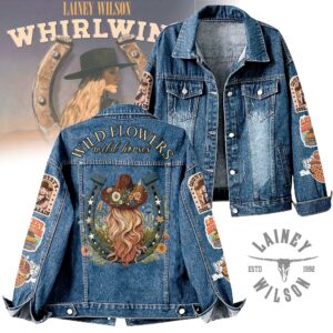 Lainey Wilson Music Denim Jacket Gift For Fans