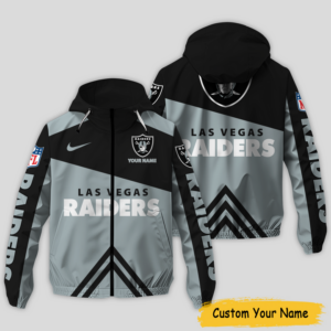 Las Vegas Raiders NFL Personalized Style Windbreaker Jacket For Fans