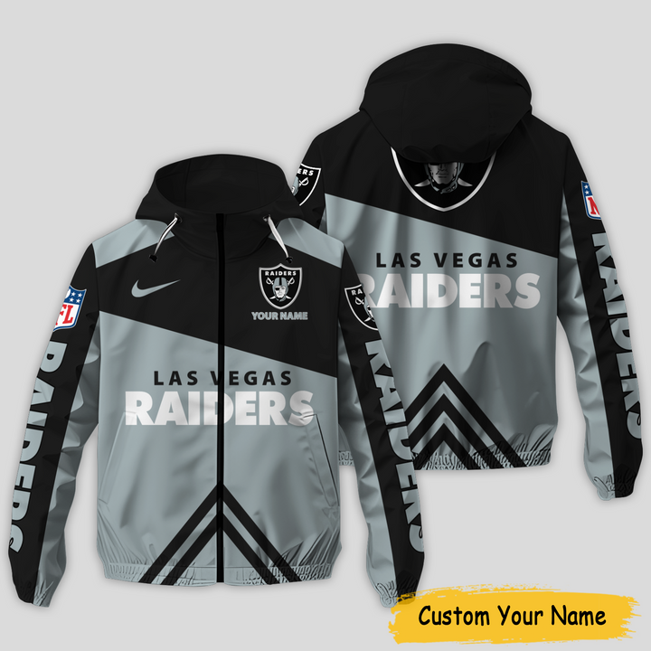 Las Vegas Raiders NFL Personalized Style Windbreaker Jacket For Fans
