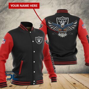 Las Vegas Raiders NFL Style Baseball Jacket For Fan