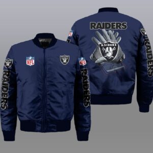 Las Vegas Raiders NFL Style Bomber Jacket For Fans