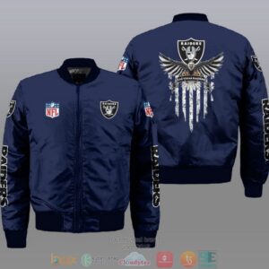 Las Vegas Raiders NFL Style Bomber Jacket For Fans