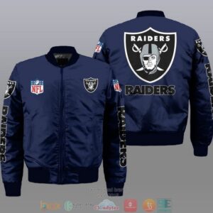 Las Vegas Raiders NFL Style Bomber Jacket For Fans