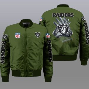 Las Vegas Raiders NFL Style Bomber Jacket For Fans
