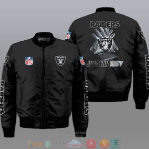Las Vegas Raiders NFL Style Bomber Jacket For Fans