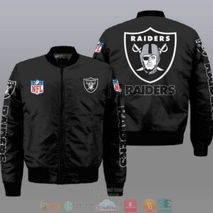 Las Vegas Raiders NFL Style Bomber Jacket For Fans