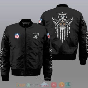 Las Vegas Raiders NFL Style Bomber Jacket For Fans