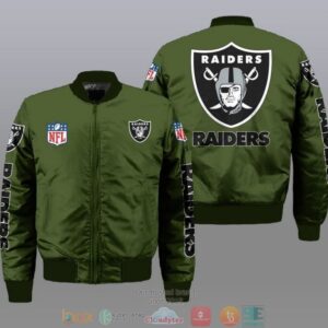Las Vegas Raiders NFL Style Bomber Jacket For Fans