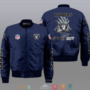 Las Vegas Raiders NFL Style Bomber Jacket For Fans