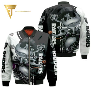 Las Vegas Raiders NFL Style Bomber Jacket For Fans