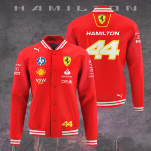 Lewis Hamilton F1 Racing Style Baseball Jacket For Fans