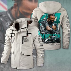 Lewis Hamilton F1 Racing Style Parka Jacket For Fans