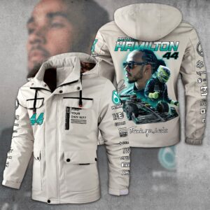 Lewis Hamilton F1 Racing Style Parka Jacket For Fans