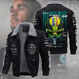 Lewis Hamilton F1 Racing Style Thermal Cotton Jacket Prim For Fans