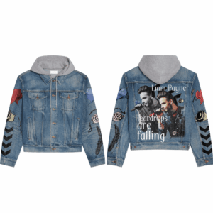 Liam Payne Music Style Hooded Denim Jacket For Fans