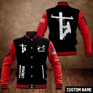 Lineman Style Baseball Jacket For Fans