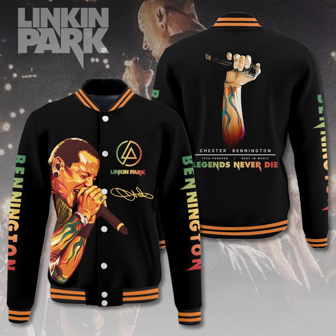 Linkin Park Music Style Baseball Jacket For Fans