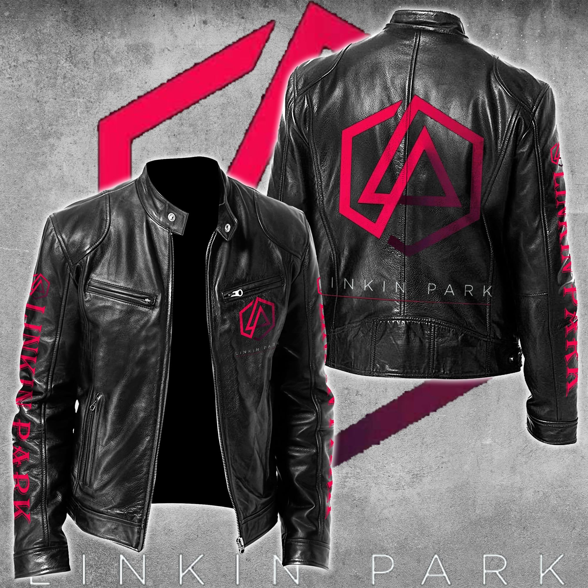 Linkin Park Music Style Leather Jacket For Fans