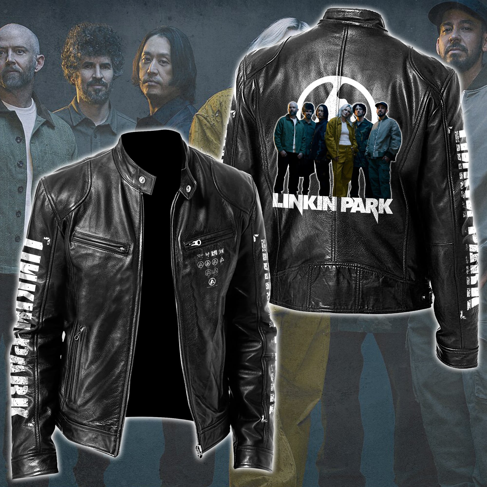Linkin Park Music Style Leather Jacket For Fans