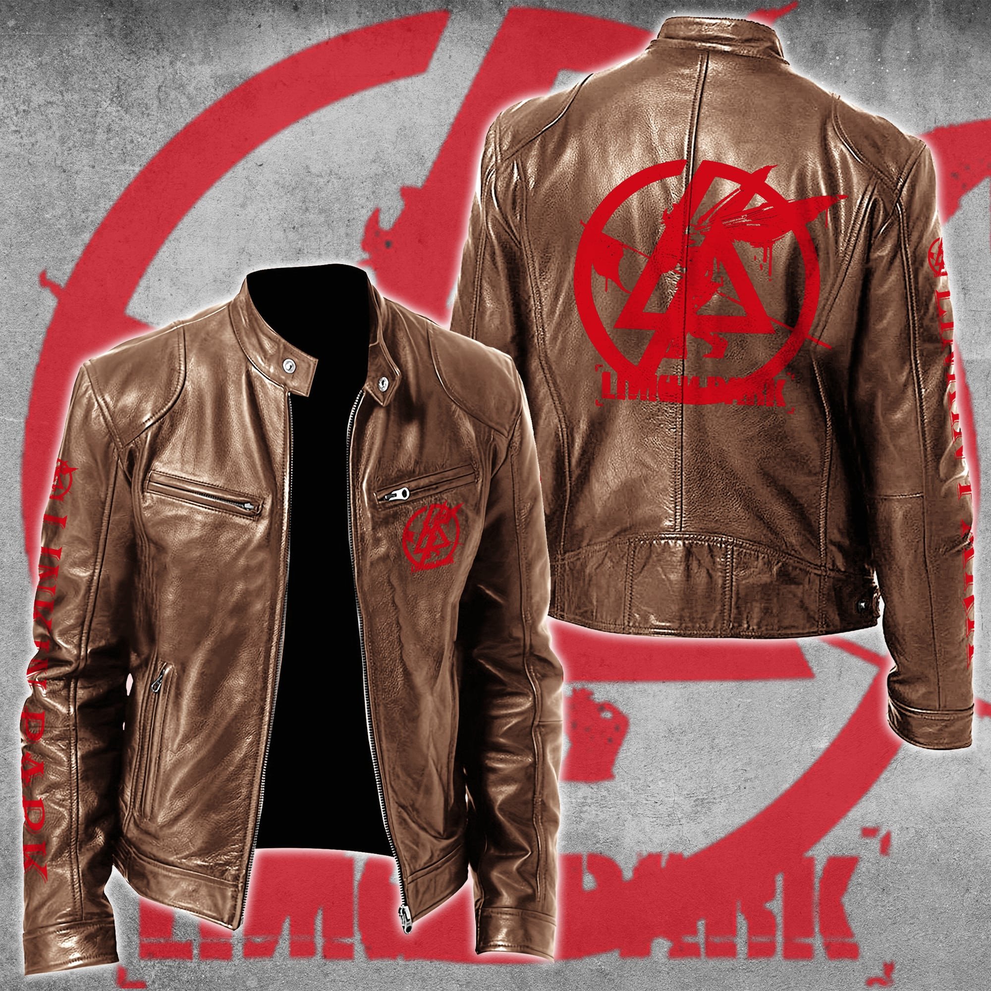 Linkin Park Music Style Leather Jacket For Fans