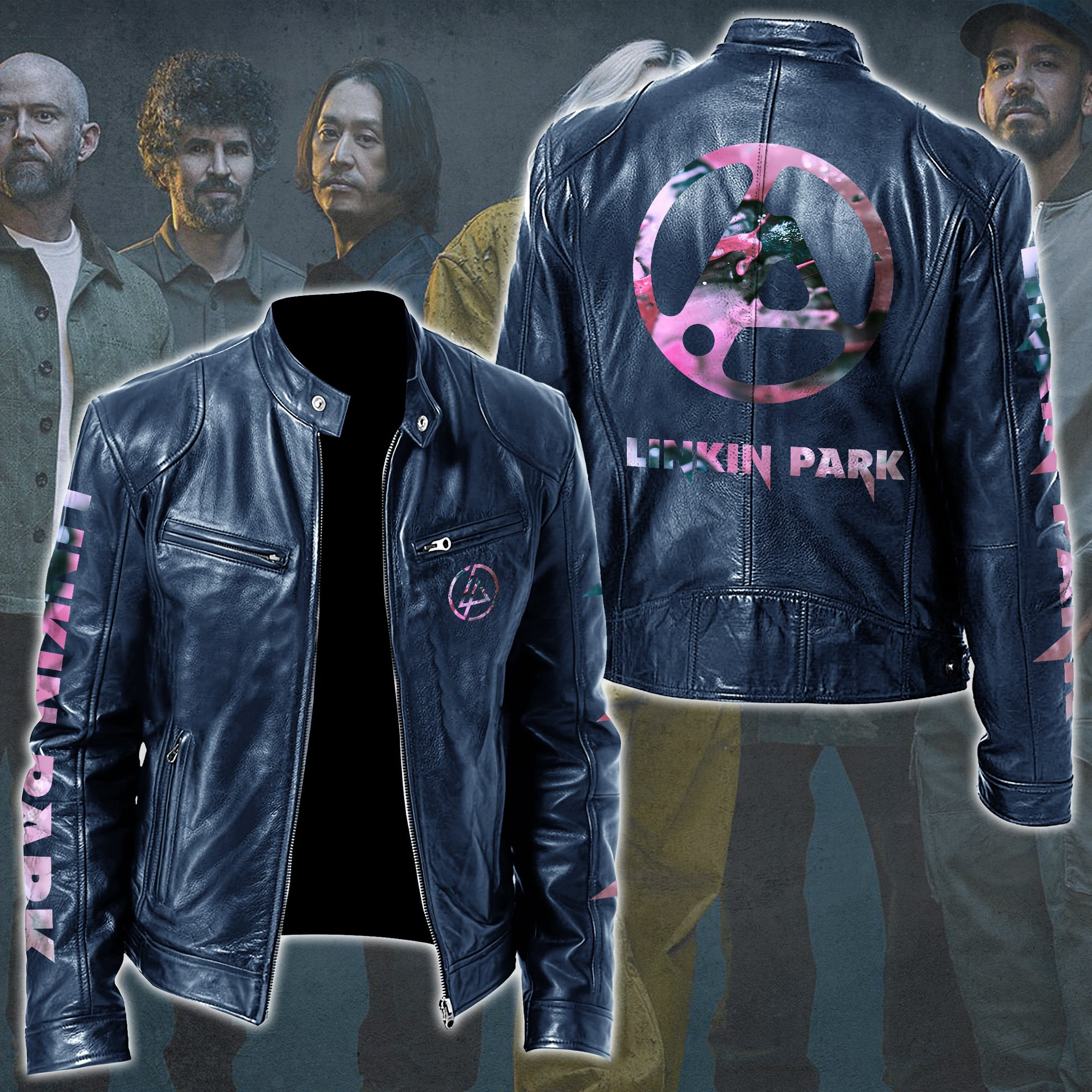 Linkin Park Music Style Leather Jacket For Fans