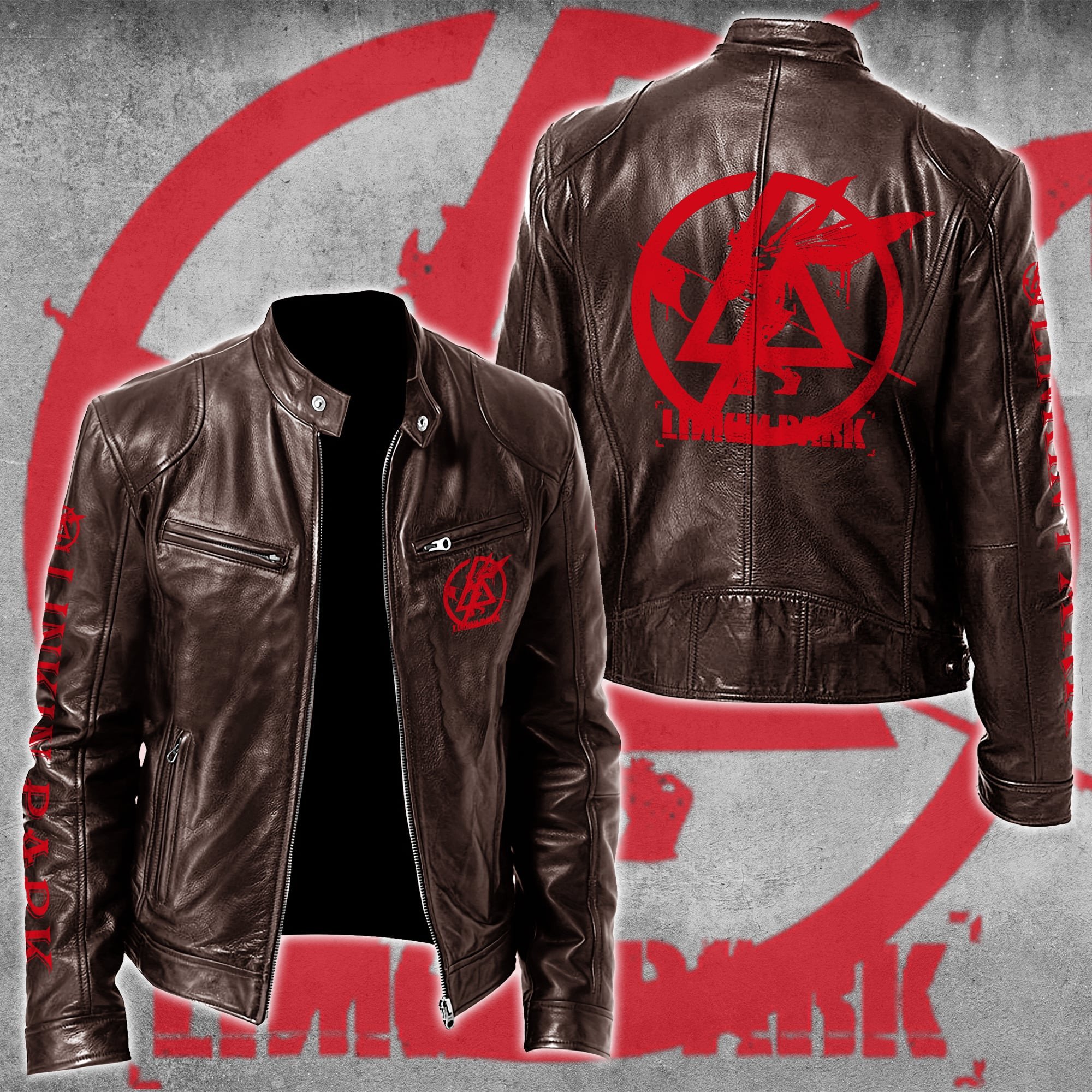 Linkin Park Music Style Leather Jacket For Fans