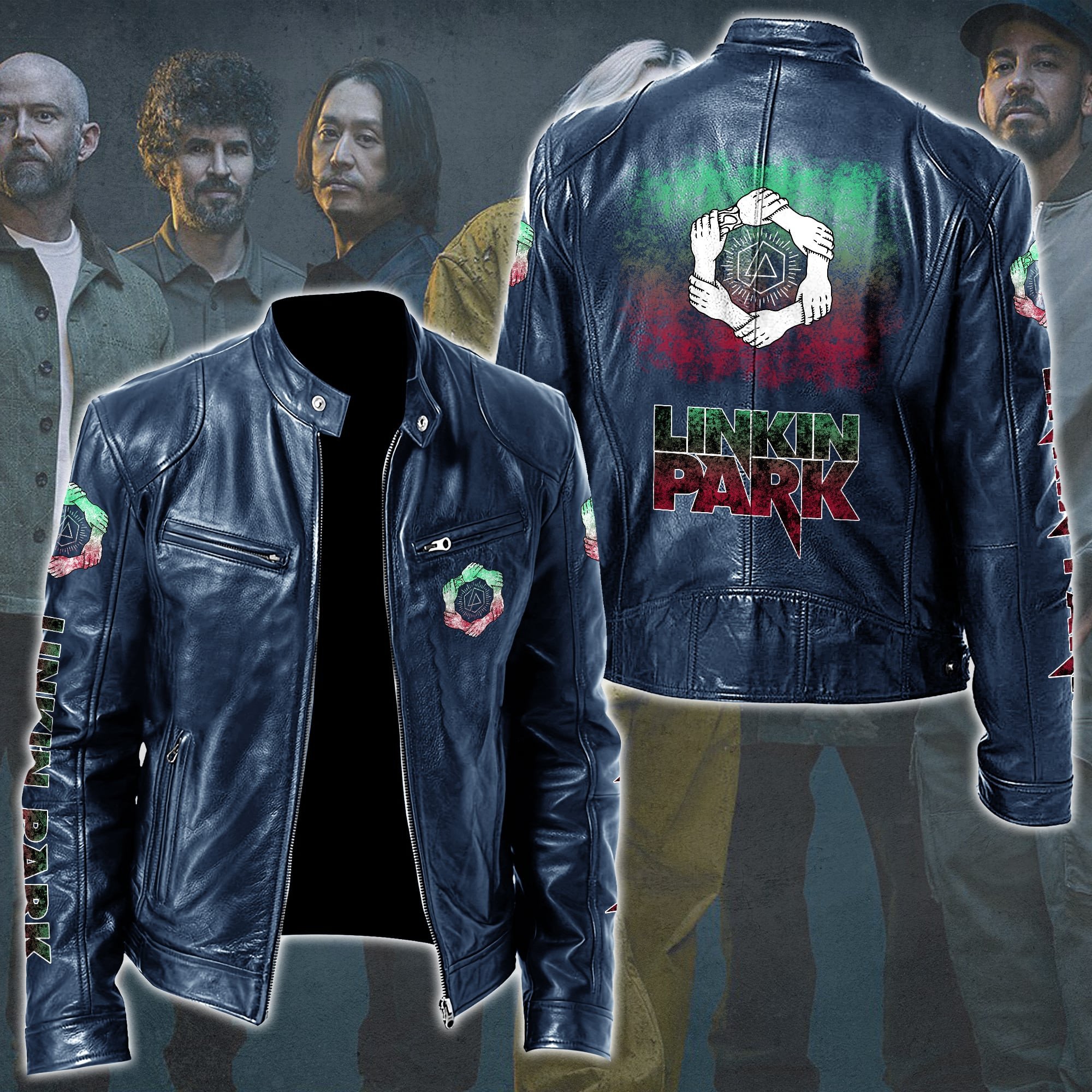 Linkin Park Music Style Leather Jacket For Fans