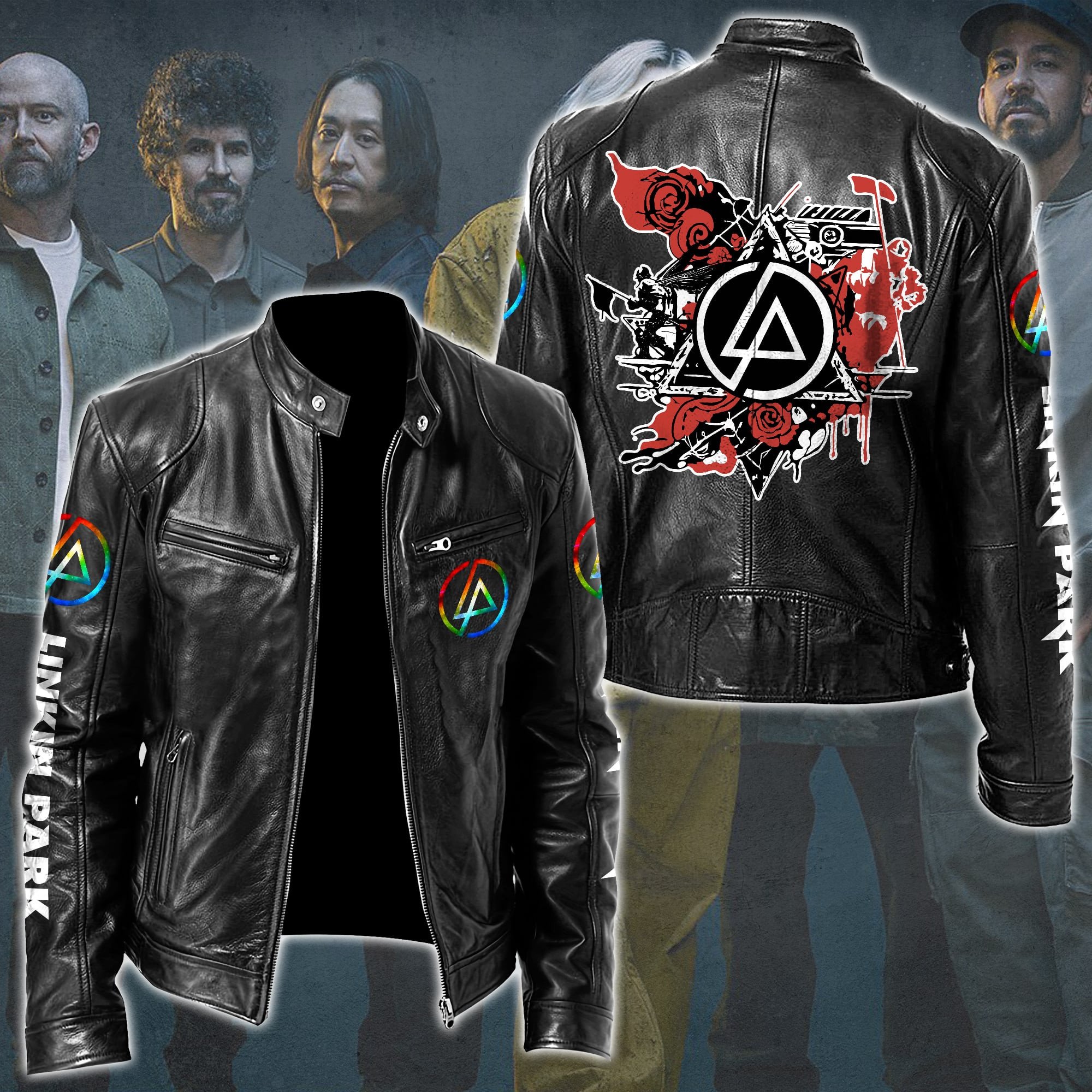 Linkin Park Music Style Leather Jacket For Fans