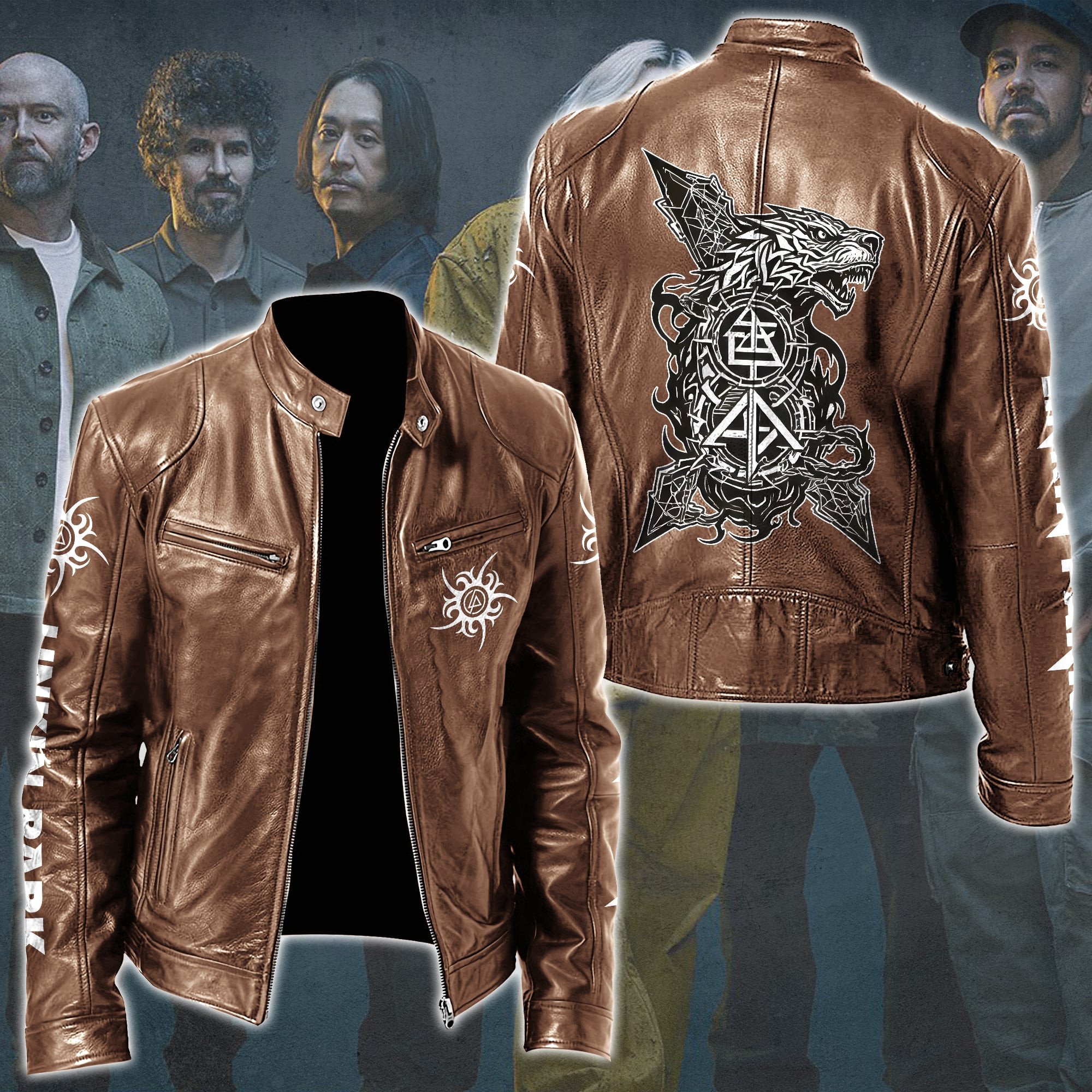 Linkin Park Music Style Leather Jacket For Fans