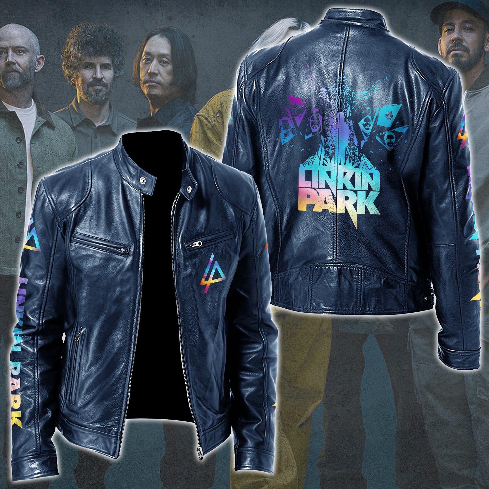 Linkin Park Music Style Leather Jacket For Fans