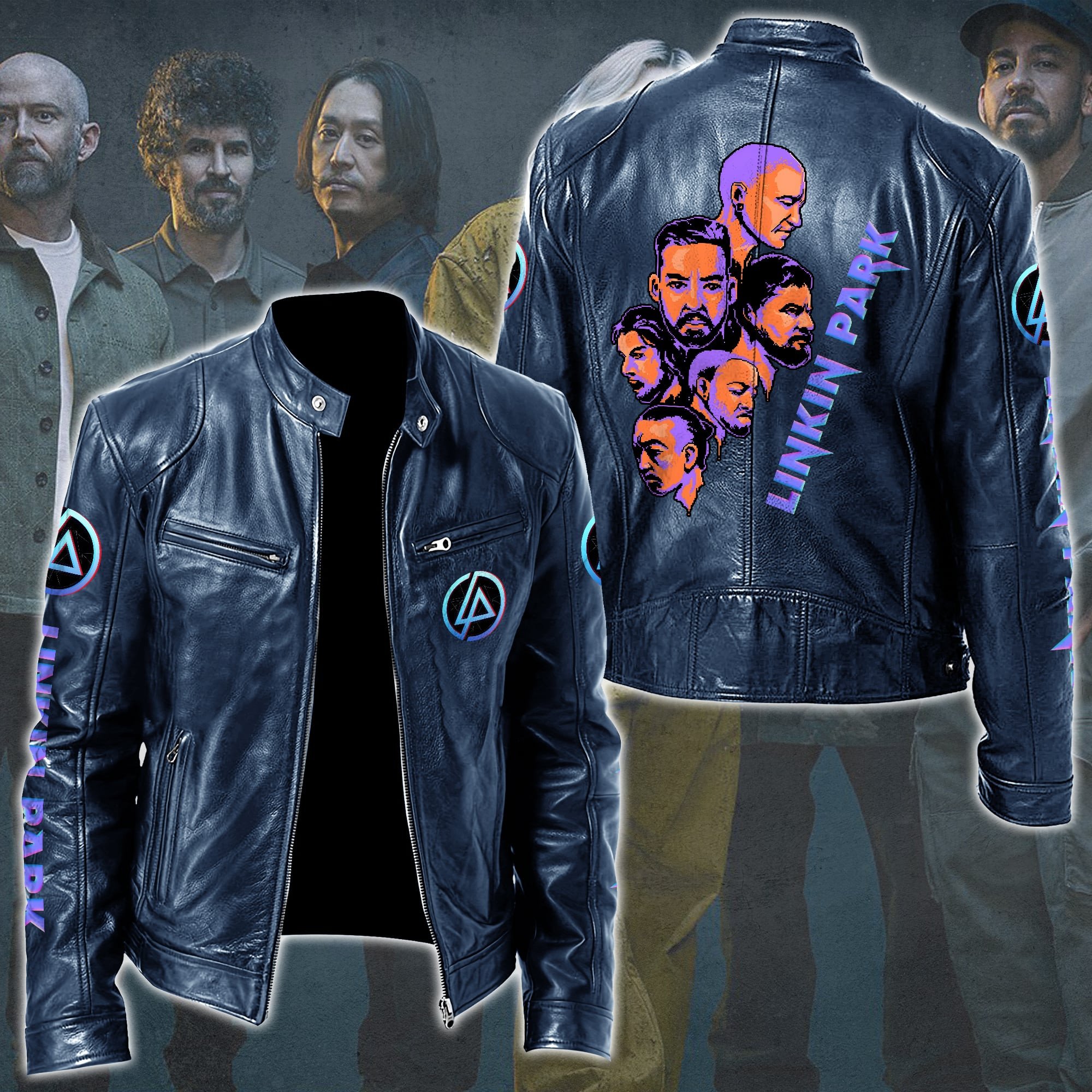 Linkin Park Music Style Leather Jacket For Fans