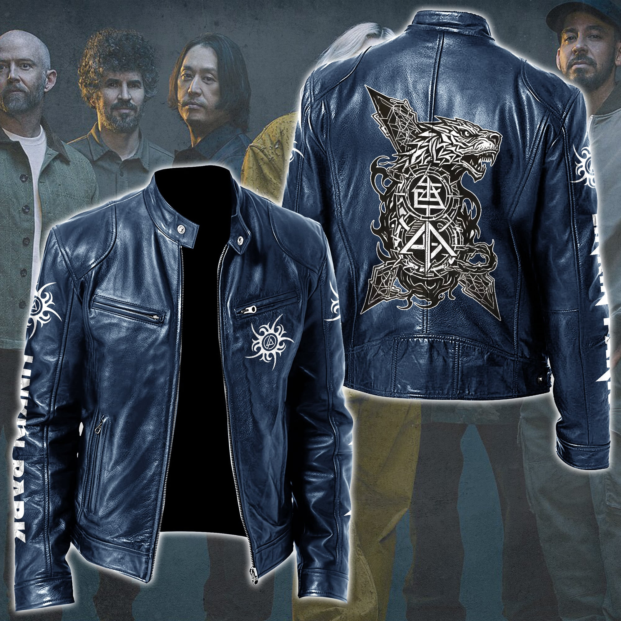 Linkin Park Music Style Leather Jacket For Fans